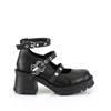 DemoniaCult - BRATTY30 Sandals - Black Product image